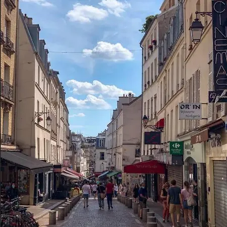 Alice - Design Loft Historic Passage Mouffetard Pedestrian Parigi